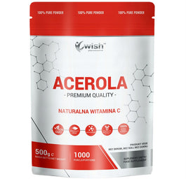 WISH Pharmaceutical Acerola naturalna witamina C suplement diety w proszku 500g