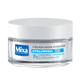 MIXA Hyalurogel Noc nawilżający krem-maska na noc 50ml
