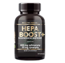 Intenson Hepa Boost+ regeneracja wątroby suplement diety 120 tabletek