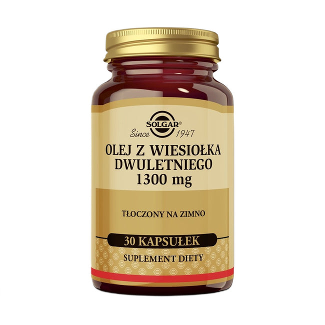 Solgar Olej z wiesiołka dwuletniego 1300mg suplement diety 30 kapsułek