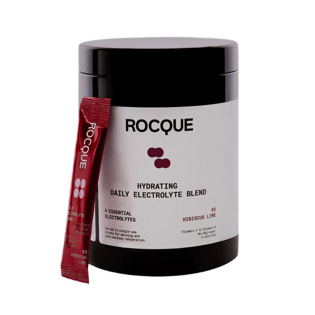 ROCQUE Hydrating Daily Electrolyte Blend nawadniająca mieszanka elektrolitów Hibiskus i Limonka 28x4g