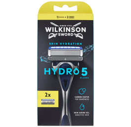Wilkinson Hydro 5 Skin Hydration maszynka do golenia z 5 ostrzami i 2 wkłady