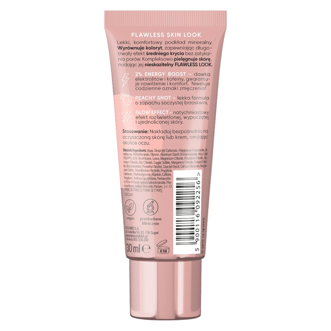 AA YOU.mmy Skin Peach Flawless Foundation podkład mineralny 30ml