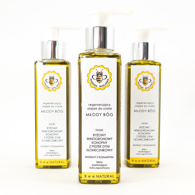 Miodowa Mydlarnia Olejek do ciała Młody Bóg 150ml