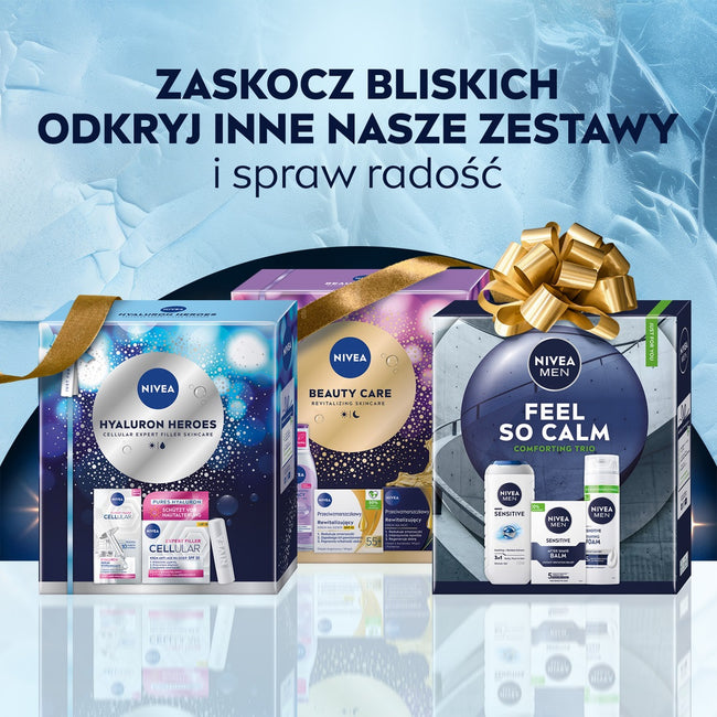 Nivea Men Silver Control zestaw pianka do golenia 200ml + balsam po goleniu 100ml + antyperspirant roll-on 50ml + kosmetyczka
