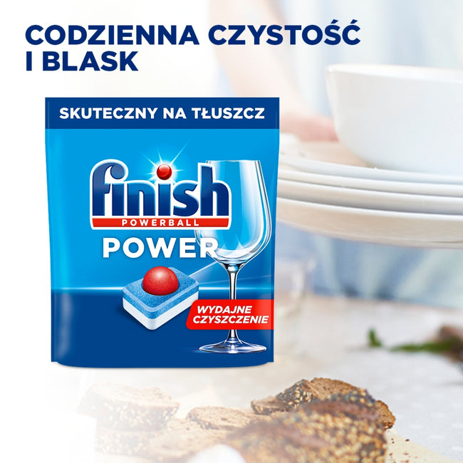 Finish Power Lemon tabletki do mycia naczyń w zmywarce 40szt
