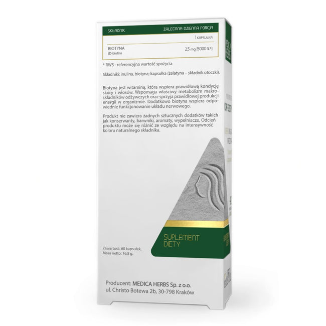 Medica Herbs Biotyna suplement diety 60 kapsułek