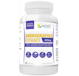 WISH Pharmaceutical Andrographis Extract 400mg suplement diety 60 kapsułek