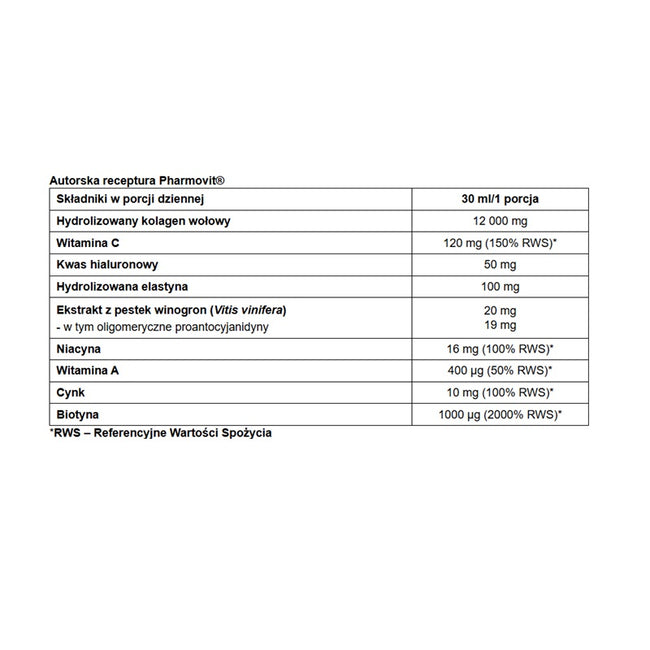 Pharmovit Kolagen 12000 max suplement diety 30x30ml