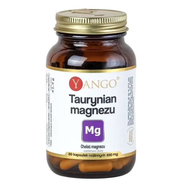 Yango Taurynian magnezu suplement diety 60 kapsułek roślinnych