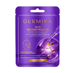 Dermika Skin Reconstructor wysoko skoncentrowany multi-lipidowy rekonstruktor głęboko rewitalizujący maska w płacie 1szt