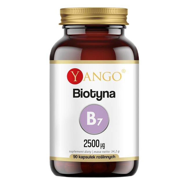 Yango Biotyna 2500µg suplement diety 90 kapsułek