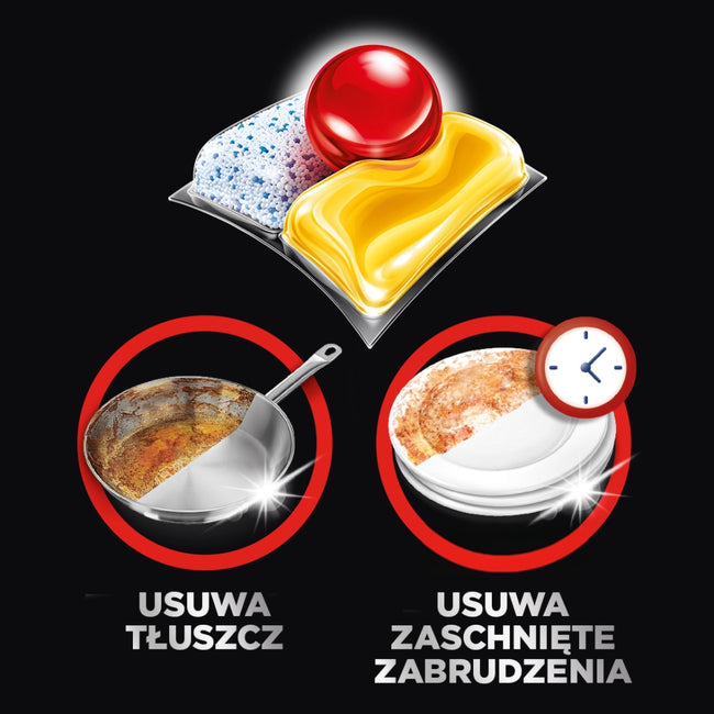 Finish Ultimate Lemon kapsułki do mycia naczyń w zmywarce 40szt