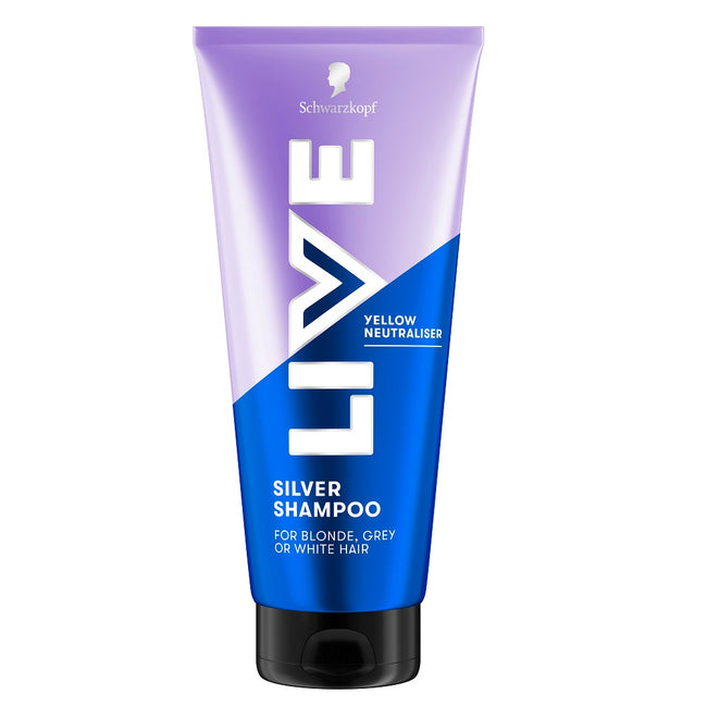 Schwarzkopf Live Silver Shampoo srebrny szampon do włosów blond i siwych 200ml