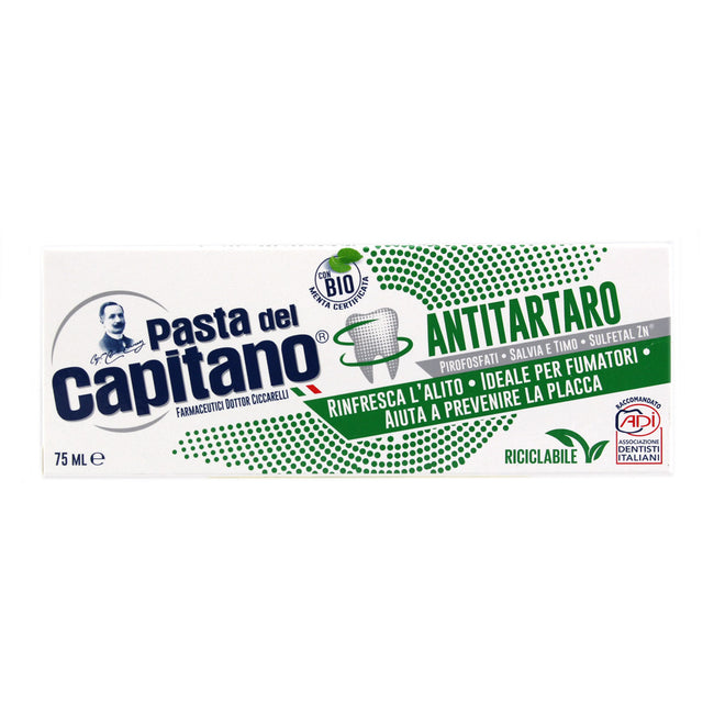 Pasta del Capitano Antitartaro pasta do zębów z ekstraktem z szałwii i tymianku 75ml