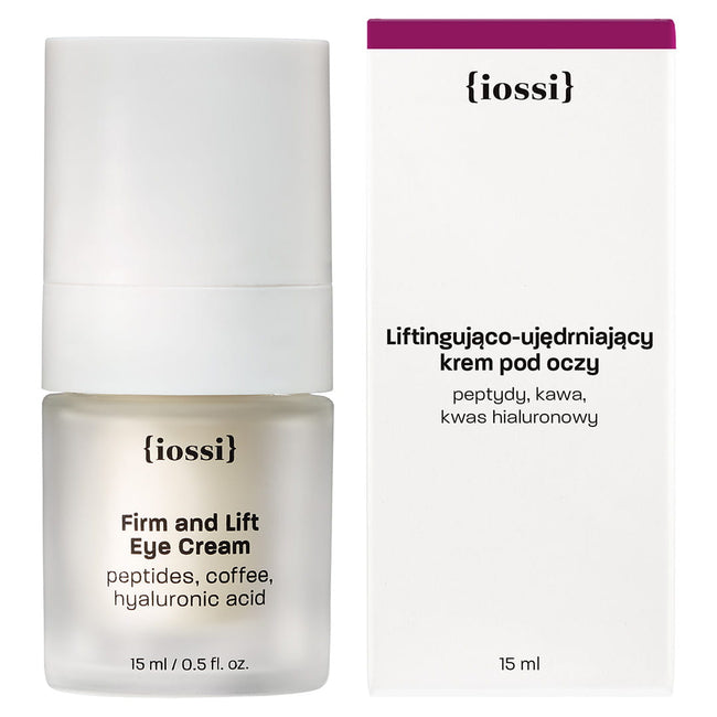 Iossi Firm and Lift Eye Cream odżywczy krem pod oczy z peptydami i kwasem hialuronowym 15ml