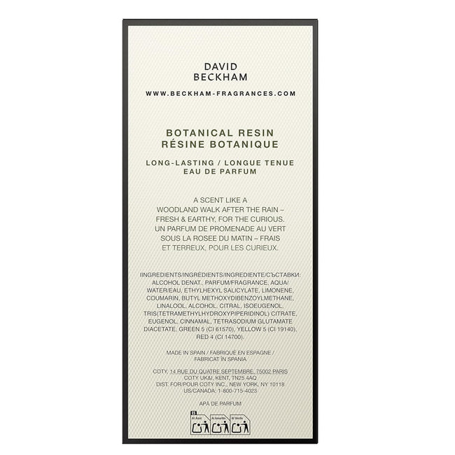 David Beckham Botanical Resin woda perfumowana