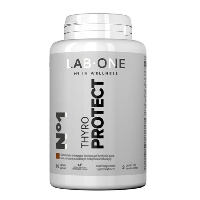 LAB ONE N°1 Thyro Protect suplement diety wspierający pracę tarczycy 90 kapsułek