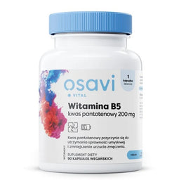 Osavi Witamina B5 kwas pantotenowy 200mg suplement diety 90 kapsułek