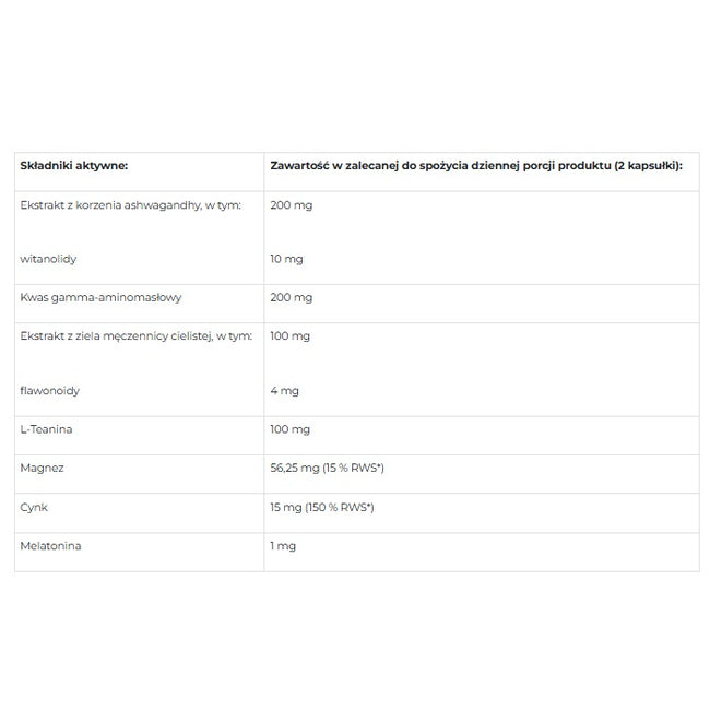 LAB ONE N°1 Deep Sleep suplement diety wspierający sen i regenerację 75 kapsułek
