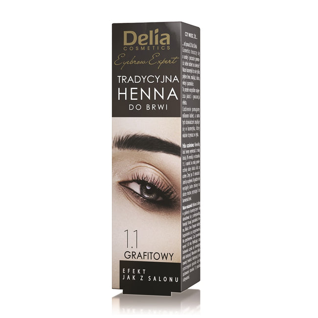 Delia Eyebrow Expert tradycyjna henna do brwi