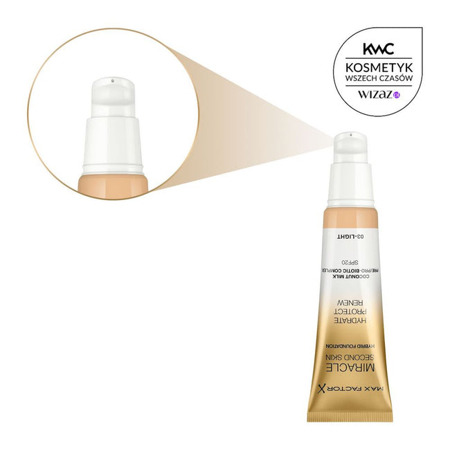 Max Factor Miracle Second Skin Hybrid Foundation podkład nawilżający z filtrem
