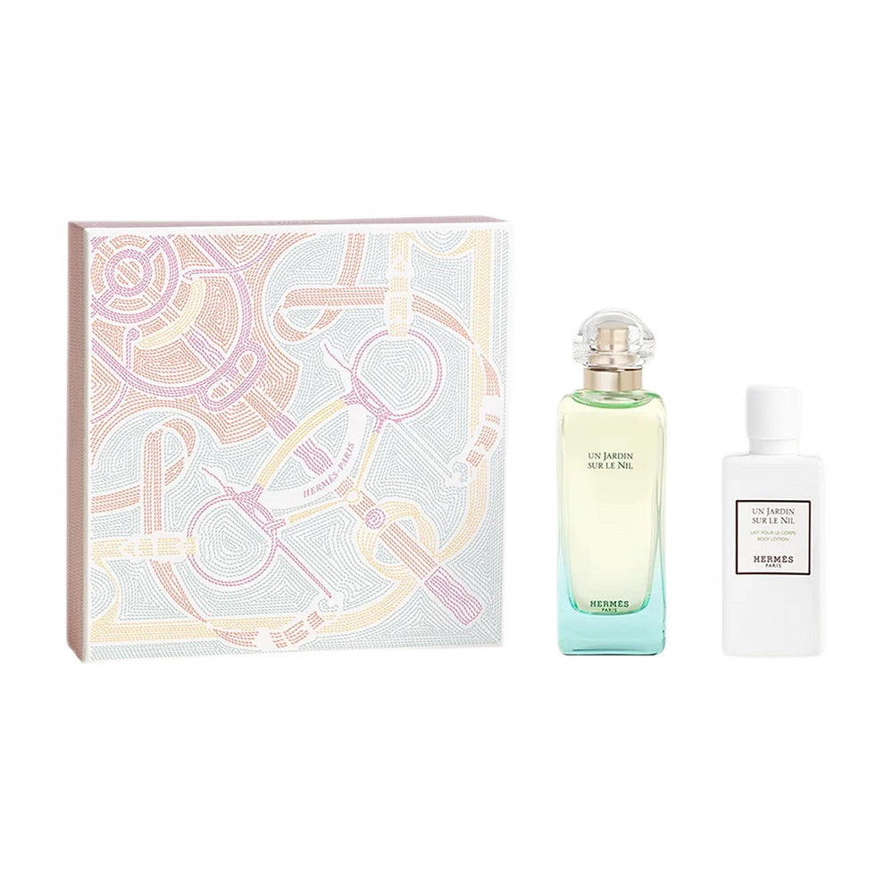 hermes un jardin sur le nil woda toaletowa 100 ml   zestaw 