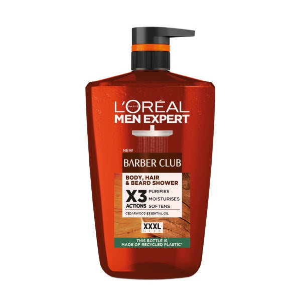 L'Oreal Paris Men Expert Barber Club 3w1 żel do mycia ciała włosów i brody 1000ml