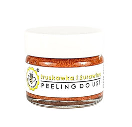 Miodowa Mydlarnia Peeling do ust Truskawka i Żurawina 25g