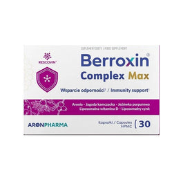 AronPharma Berroxin Complex Max suplement diety na odporność 30 kapsułek