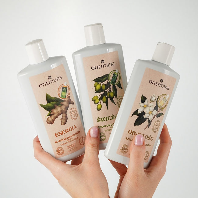 ORIENTANA Ajurwedyjski szampon do włosów Neem i Zielona Herbata 210ml