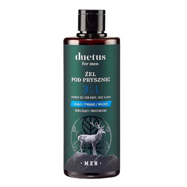 Duetus For Men nawilżający żel pod prysznic 3w1 300ml