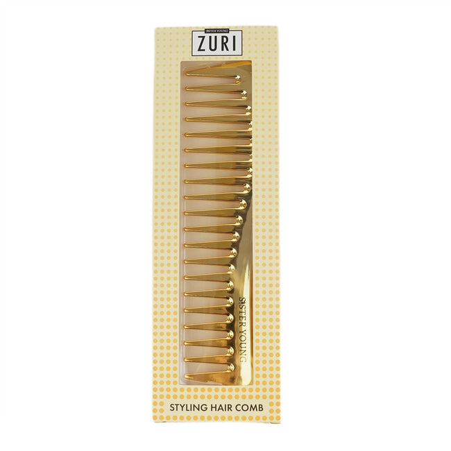 Sister Young Zuri Styling Hair Comb grzebień do włosów Gold