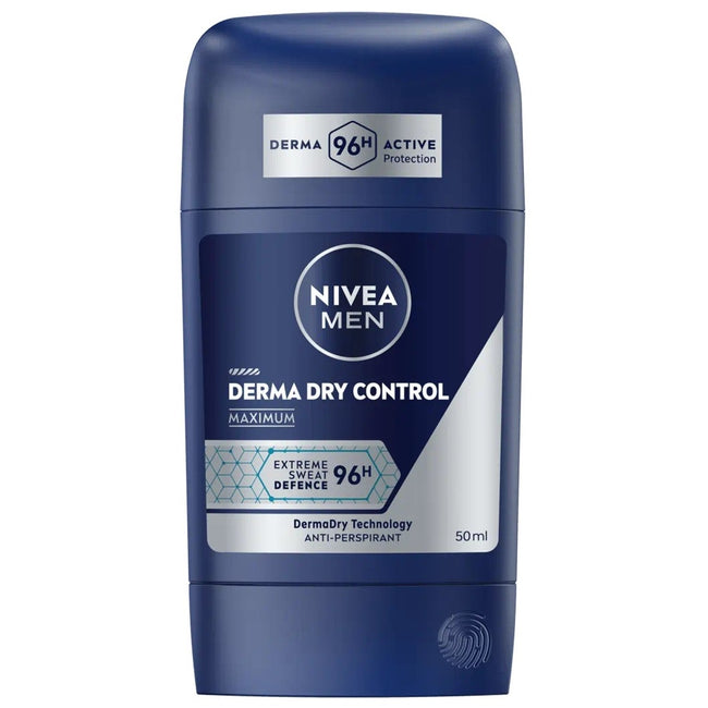 Nivea Men Derma Dry Control antyperspirant w sztyfcie 50ml