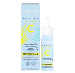 Bielenda C Marine Care serum glow-booster głęboko nawilżająco-rozświetlające na noc 30ml