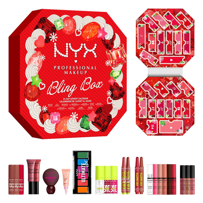 NYX Professional MakeUp Bling Box 24-dniowy kalendarz adwentowy