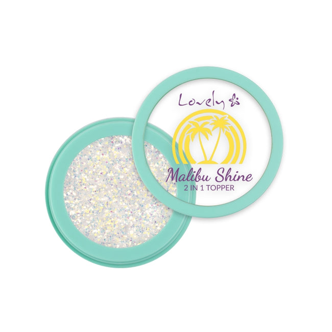 Lovely Malibu Shine glitterowy topper 2w