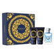 Versace Pour Homme zestaw woda toaletowa spray 50ml + balsam po goleniu 50ml + żel pod prysznic 50ml