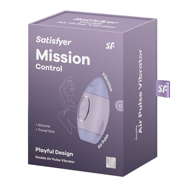 Satisfyer Mission Control powietrzny stymulator łechtaczki Violet
