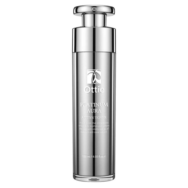 Ottie Platinum Aura przeciwstarzeniowy tonik do twarzy z platyną 120ml