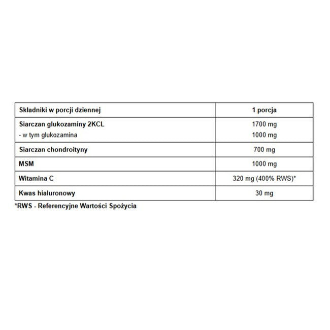 Pharmovit Glukozamina + Chondroityna suplement diety 150g