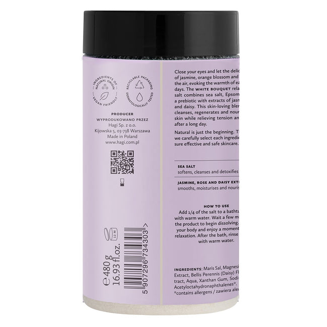 Hagi Sól do kąpieli Biały Bukiet 480g
