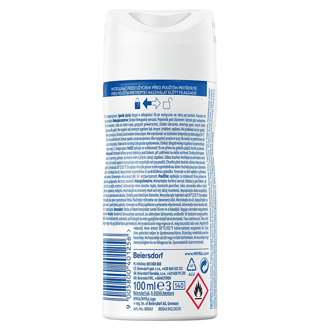 Nivea Black & White Invisible Clear antyperspirant spray 100ml
