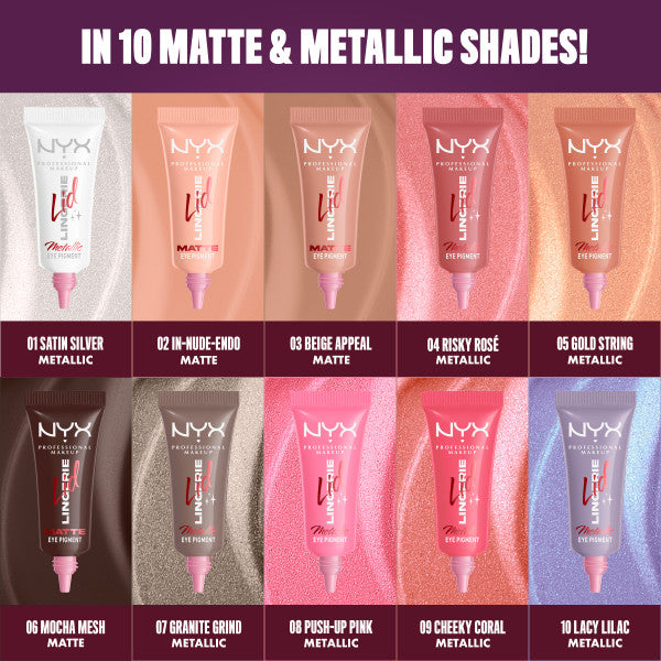 NYX Professional MakeUp Lid Lingerie cień do powiek 6ml