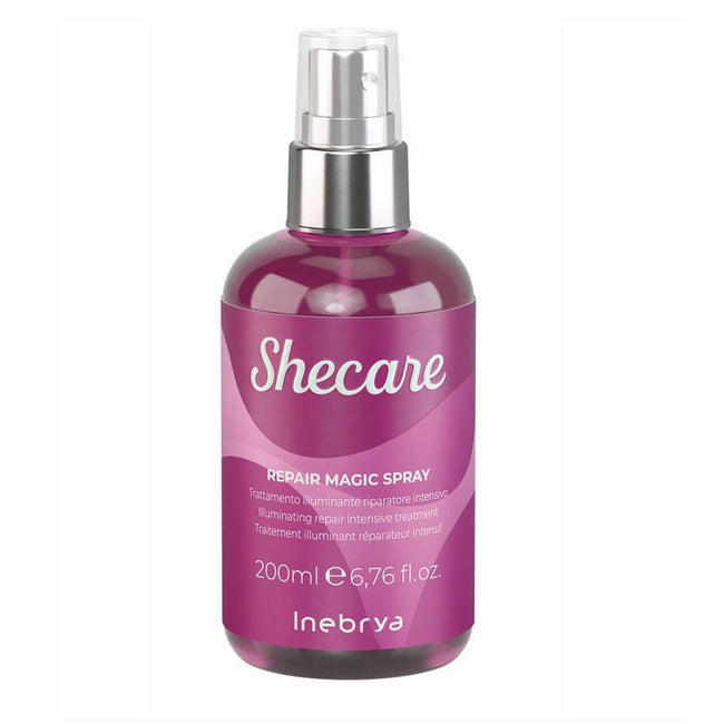 Inebrya Shecare Repair Magic Spray intensywna kuracja rozświetlająco-naprawcza do włosów zniszczonych zabiegami chemicznymi 200ml