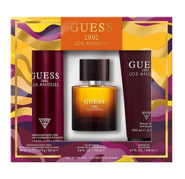 Guess 1981 Los Angeles For Men zestaw woda toaletowa spray 100ml + żel pod prysznic 200ml + dezodorant spray 226ml