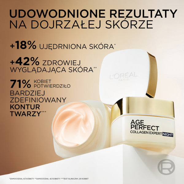 L'Oreal Paris Age Perfect Collagen Expert ujędrniający krem na noc 50ml