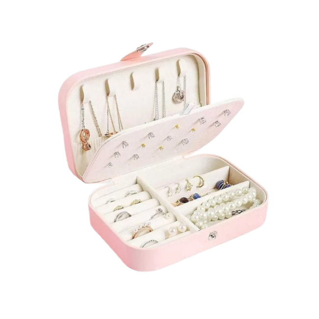 Ecarla Szkatułka na biżuterię Różowa PD160R