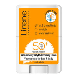 Lirene Witaminowy sztyft do twarzy i ciała SPF50+ 15g