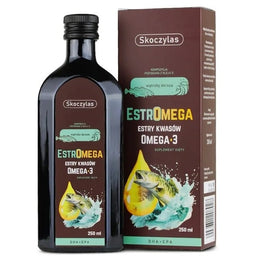 Skoczylas EstrOmega rybie kwasy omega 3 DHA i EPA suplement diety w płynie 250ml